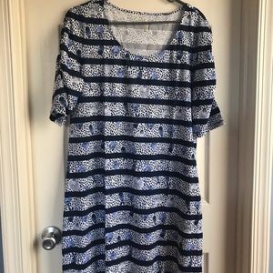 BNWOT LAJOLLA Dress in Heart and Sole stripe XL